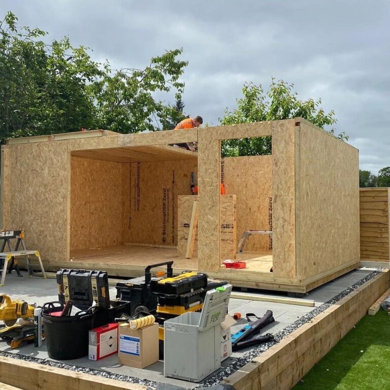Garden Room Installation Clitheroe 5