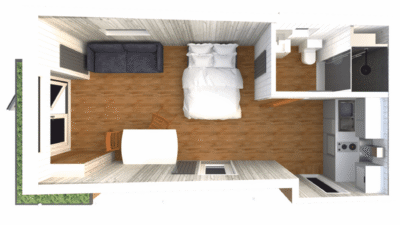 Forest Lodge Glamping Layout