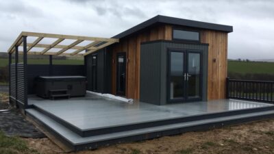 Forest Lodge Luxury Pod Built 8m X 4m