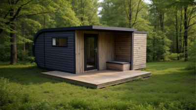 Golden Peak Camping Pod Trees