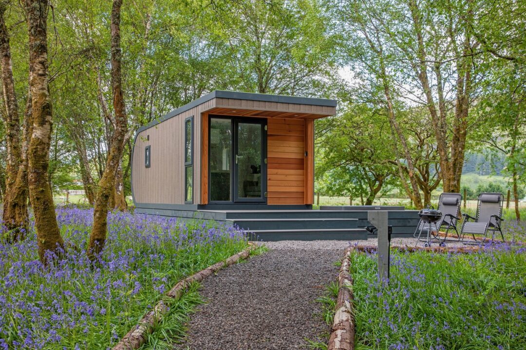 Golden Peak Glamping Unit Built