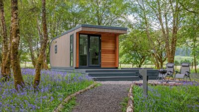 Golden Peak Glamping Unit Built